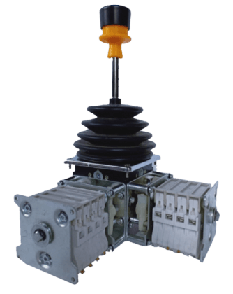 DOUBLE AXIS HORIZONTAL JOYSTICK CONTROLLER